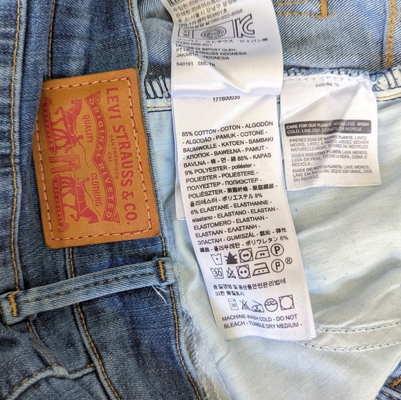 Levi's 710 Super Skinny Jeans Medium Blue Wash - Picture 12 of 13